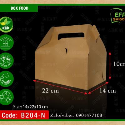 Hộp giấy đựng gà nướng 1 con